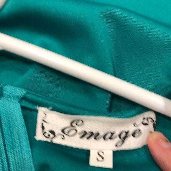 NWOT Emage small green dress - Picture 2 of 4